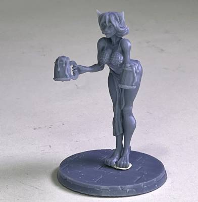 Tabaxi Barmaid Bikini 75mm